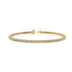 Yellow Gold Tennis Bracelet