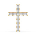 Yellow Gold Diamond Cross Pendant for Every Occasion