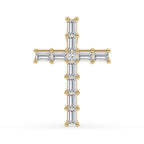 Yellow Gold Diamond Cross Pendant for Every Occasion