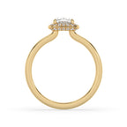 Cushion Halo Engagement Ring In a Classic Halo Setting