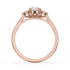 Elongated Cushion Engagement Ring