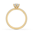 Marquise Cut Diamond Ring With Tulip Prong