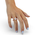 Marquise Engagement Ring with Side Stone