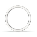 Solitaire Baguette Wedding Ring – White Gold