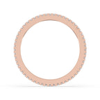 Round Diamond Wedding Band