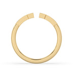 Round Cut Yellow Gold Diamond Wedding Band