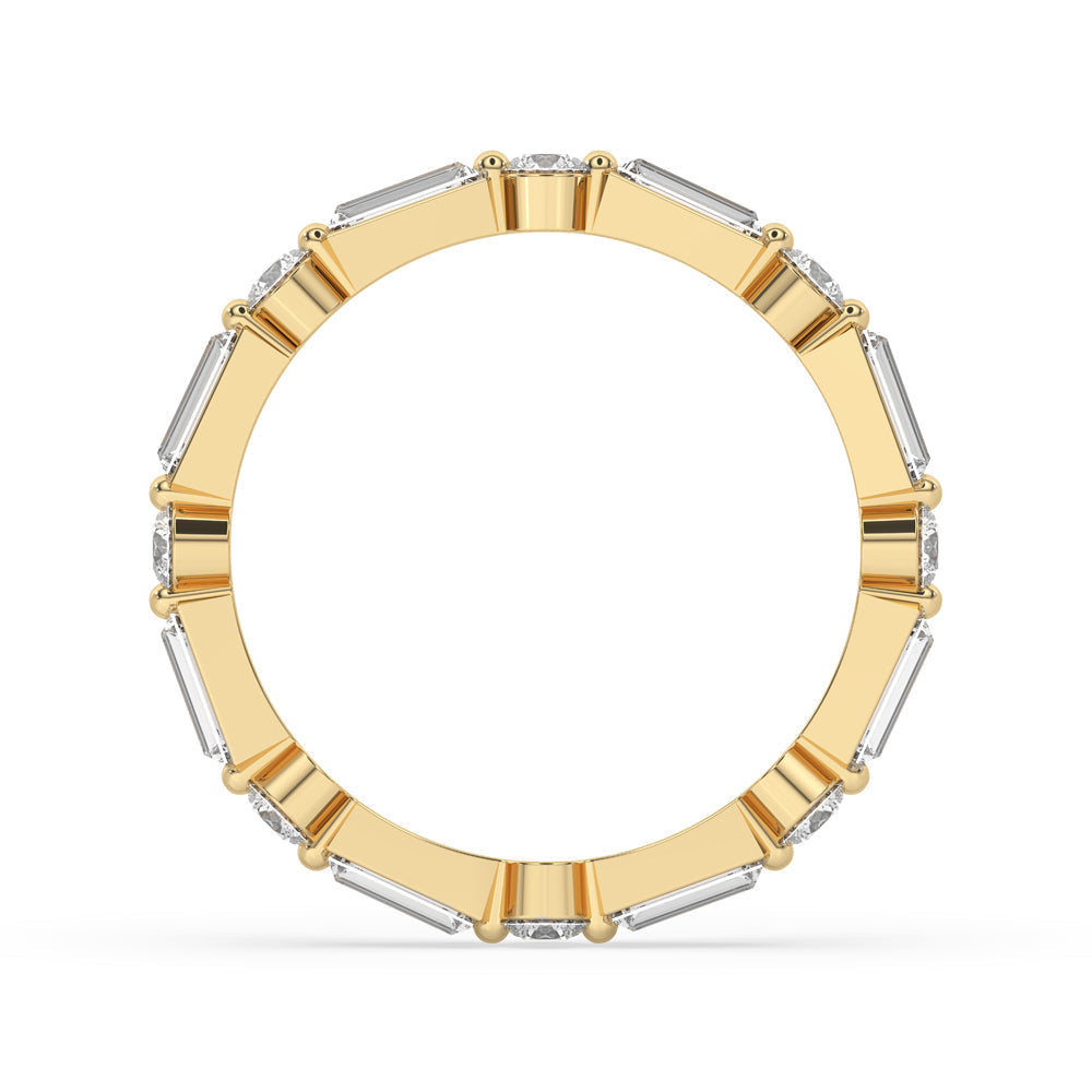 Baguette Wedding Band