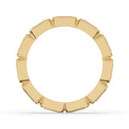 Baguette Cut Bezel Set Diamond Band
