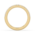 Half Eternity Minimalist Wedding Band