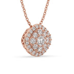 Rose Gold Pendant - Round Shape