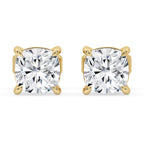 Cushion Cut Diamond Earrings