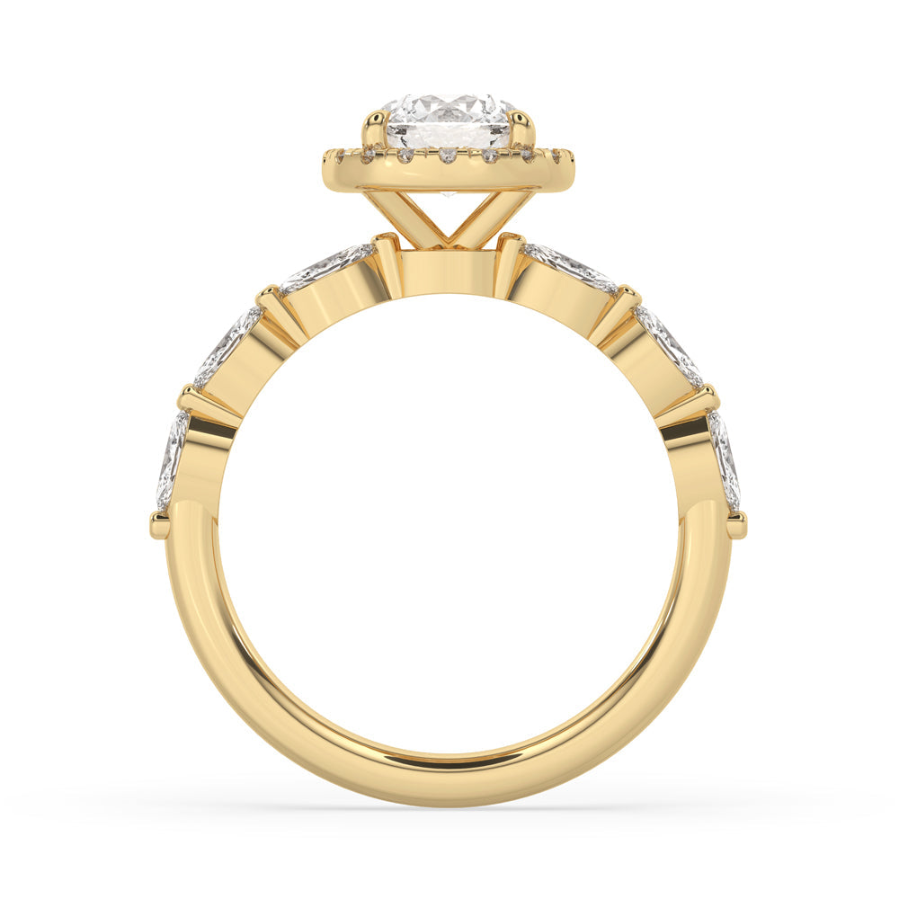 Round Diamond Ring - Classic Claw Prong Setting