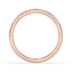 Round Diamond Eternity Band  – Rose Gold