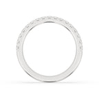 Half Eternity Wedding Band - Round Diamonds