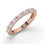 Baguette Diamond Band – Half Eternity