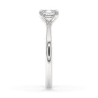 Diamond Solitaire Engagement Ring with Asscher Style