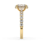 Oval Diamond Engagement Ring with Prong Setting