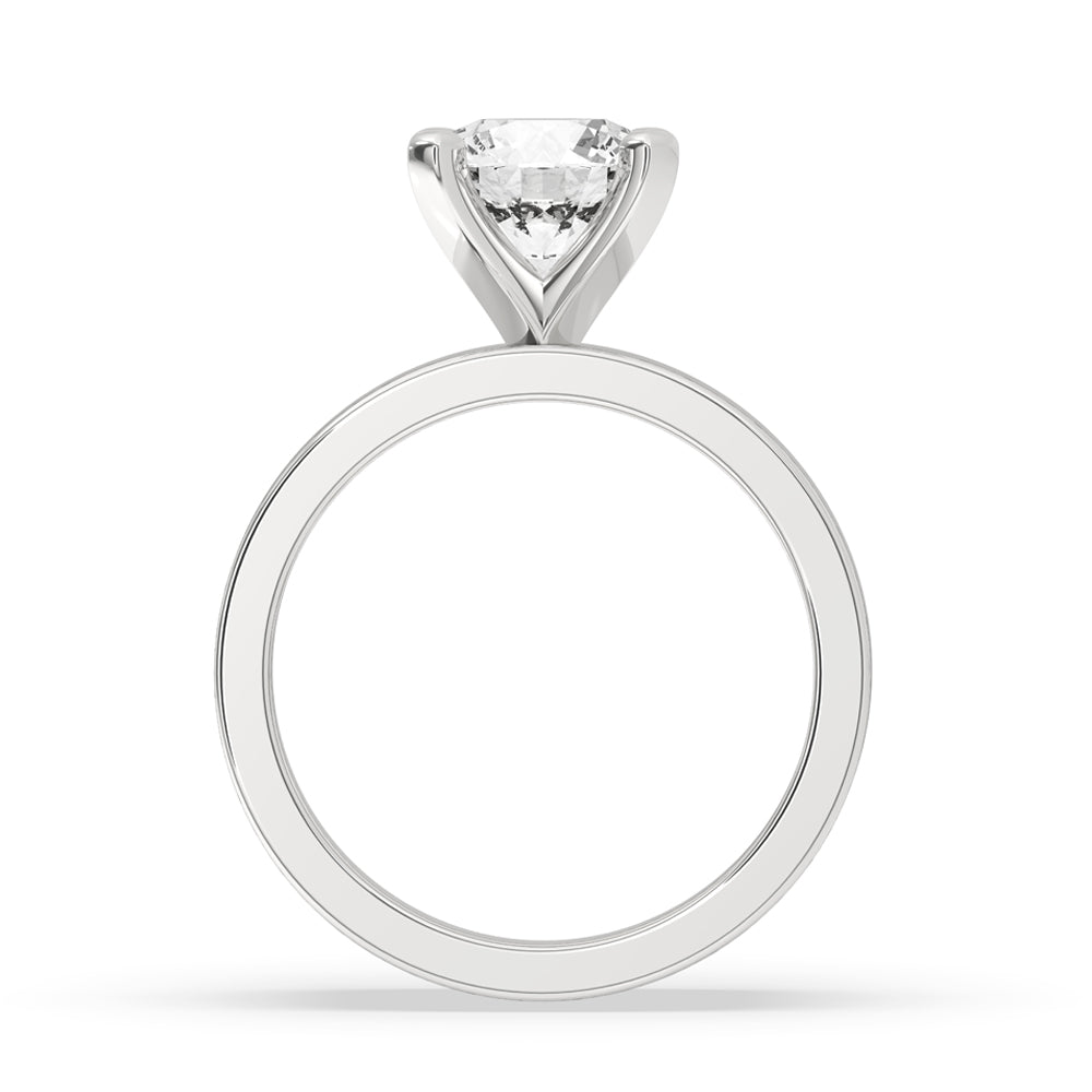 Wide Band Diamond Ring