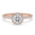 Round Engagement Ring