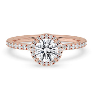 Round Engagement Ring