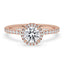 Round Engagement Ring