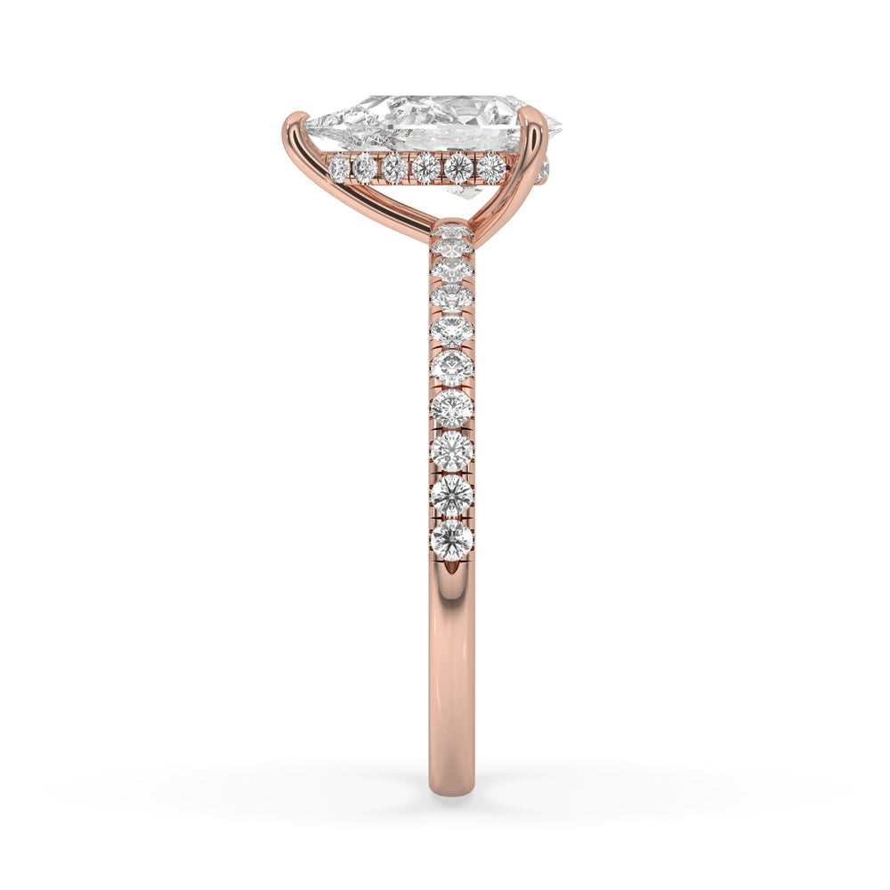 Pear Shape Engagement Ring