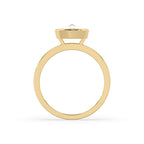 Pear Shaped Rose Cut Diamond Ring