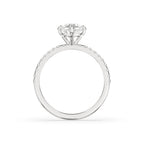Cushion Cut Compass Prong Engagement Ring