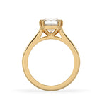 Cushion Cut Diamond Engagement Ring In Solitaire Style