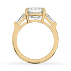 3 Stone Diamond Ring In Yellow Gold