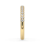 Half Eternity Minimalist Wedding Band