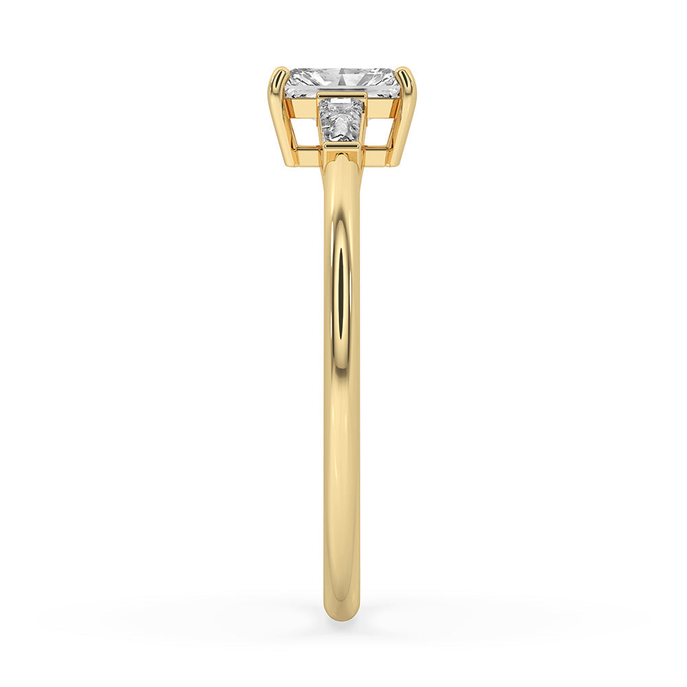 3 Stone Bar Setting Ring