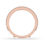 Rose Gold Round Diamond Enhancer Wedding Band