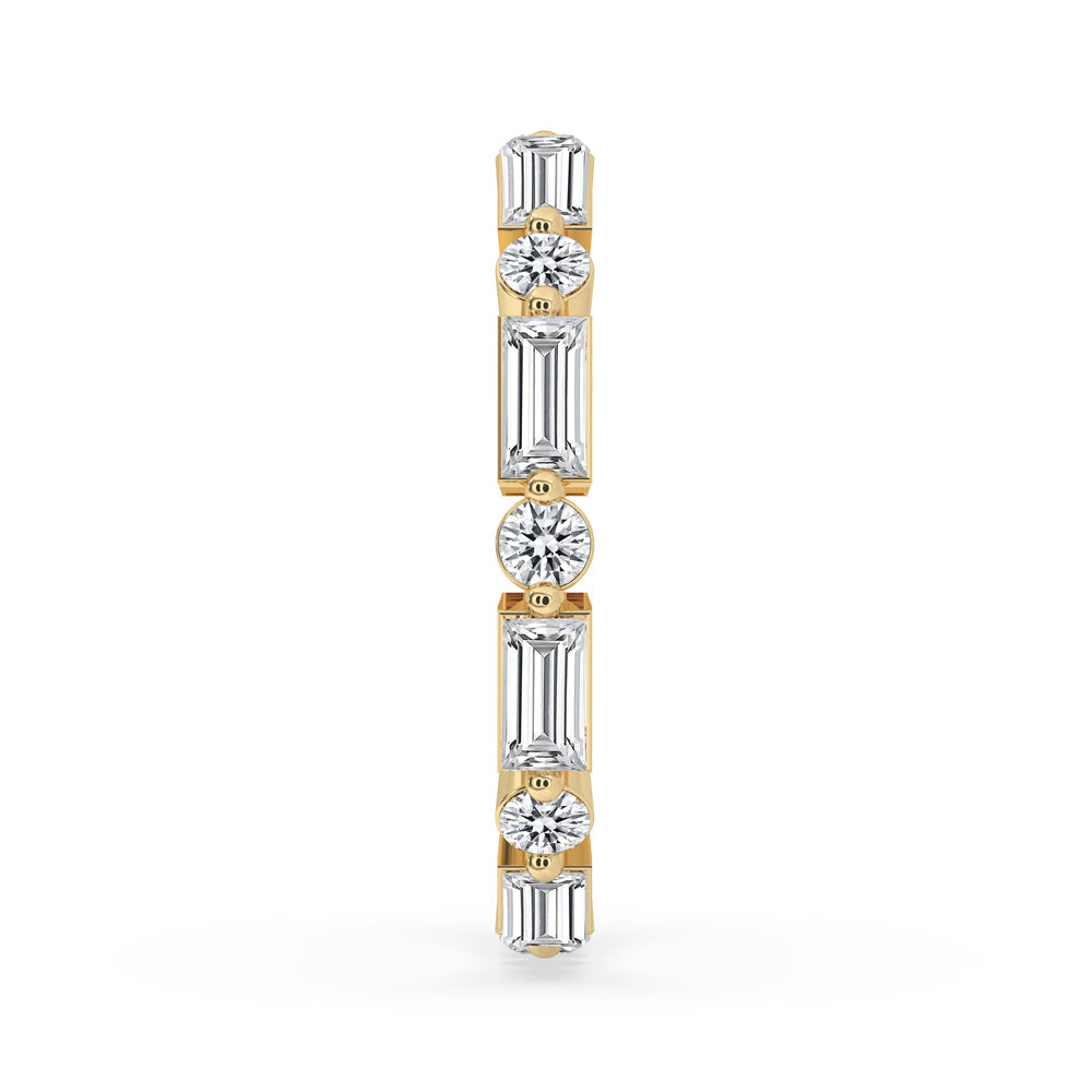 Baguette Wedding Band