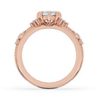 Marquise Engagement Ring with Side Stone