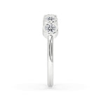 Bezel Set Diamond Band - Round Diamond