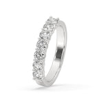 7 Stone Wedding Band - Half Eternity