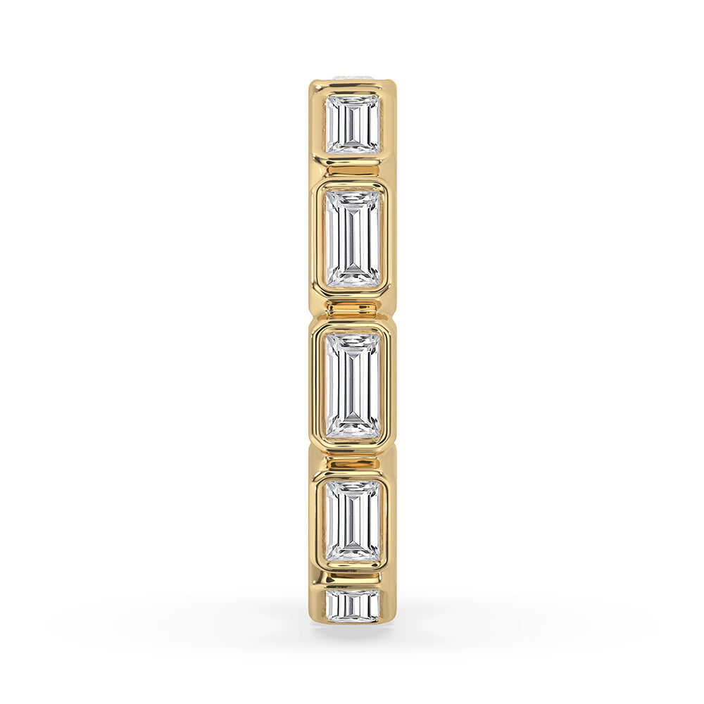 Baguette Cut Bezel Set Diamond Band Secondary image
