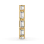 Baguette Cut Bezel Set Diamond Band