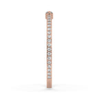 Marquise And Round Diamond 3/4 Eternity Band