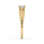 Pear Cut Split Shank Engagement Ring
