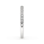 Half Eternity Wedding Band - Round Diamonds