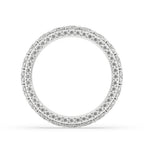 Round Diamond White Gold Eternity Band