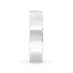 Solitaire Baguette Wedding Ring – White Gold