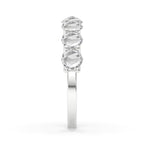 Half Eternity 7 Stone Wedding Band