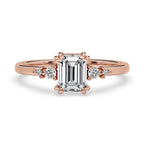 3 Carat Emerald Cut Diamond Ring