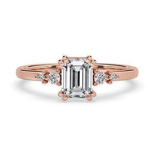 3 Carat Emerald Cut Diamond Ring