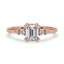 3 Carat Emerald Cut Diamond Ring