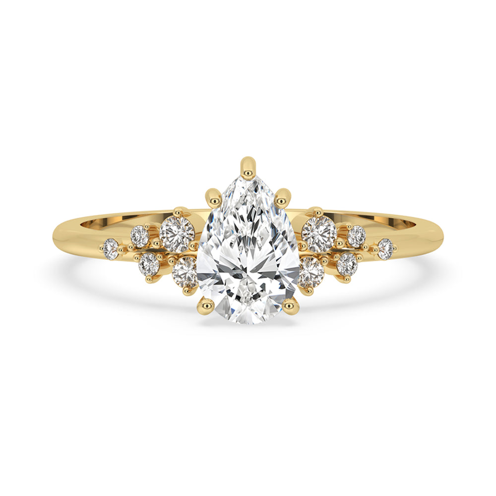 Vintage Pear Shaped Engagement Ring Main image