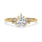 Vintage Pear Shaped Engagement Ring